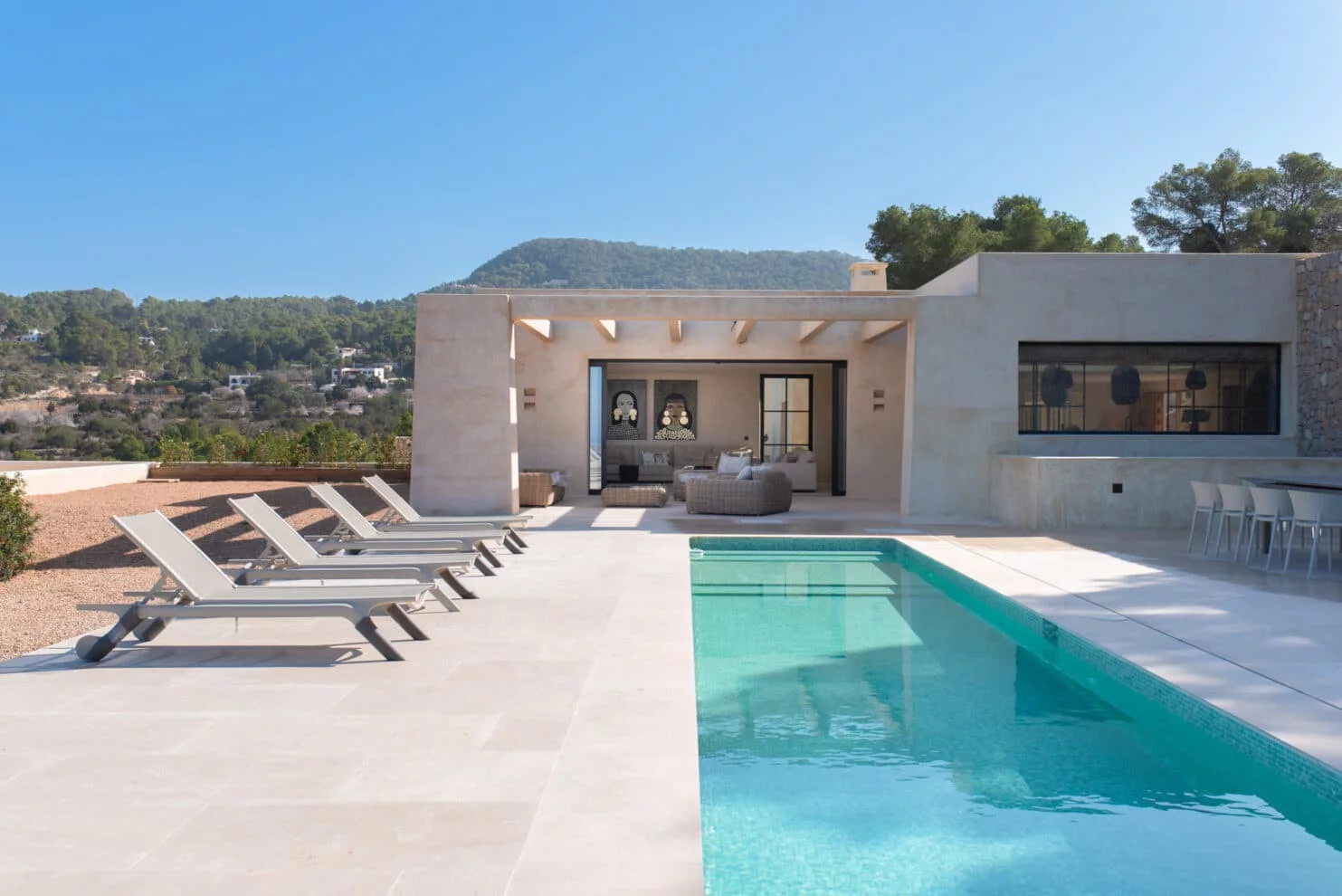 6-Bed Natural Luxury Villa in Cala Tarida, Ibiza