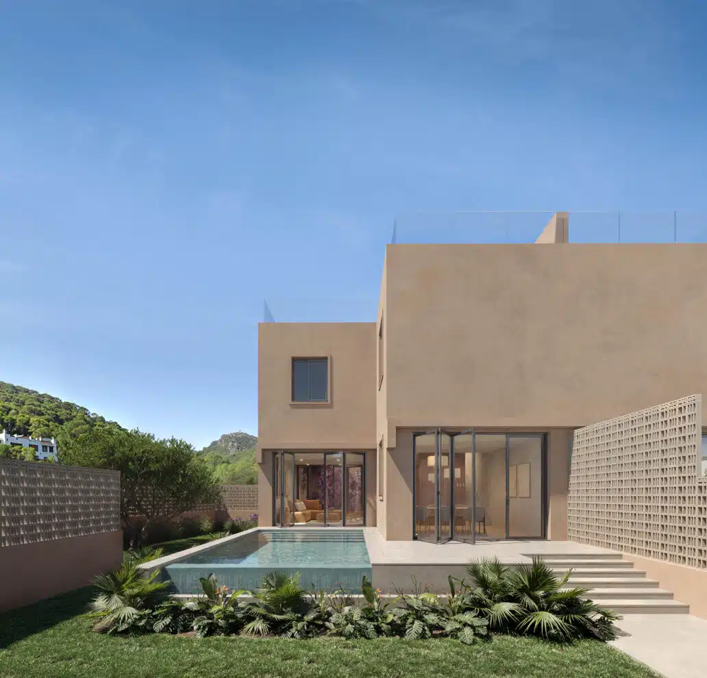 3-bed townhouses with veggie gardens in San Miguel