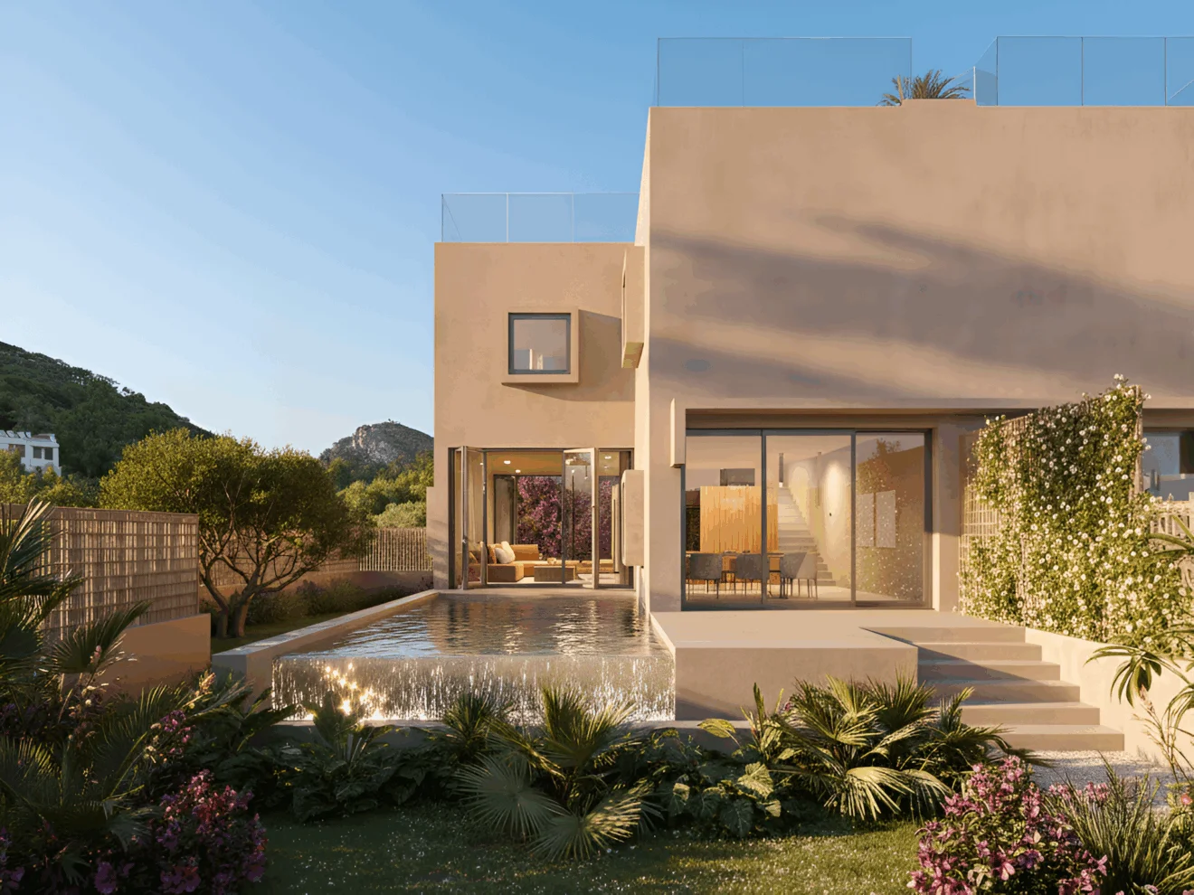 3-bed townhouses with veggie gardens in San Miguel