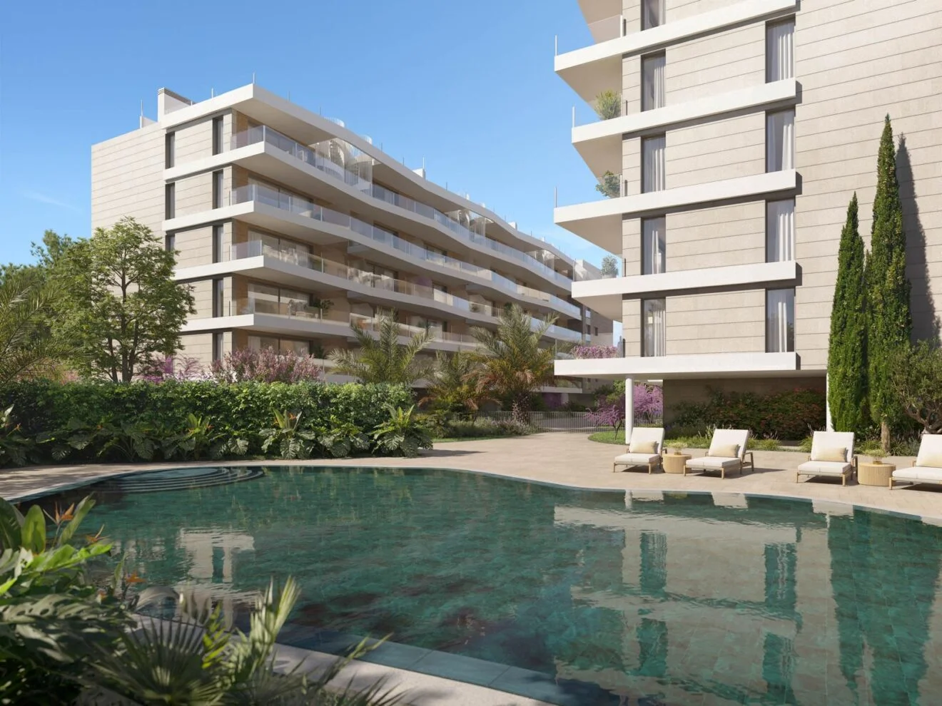 3-bed Marina Botafoch apartments with sea & old town views